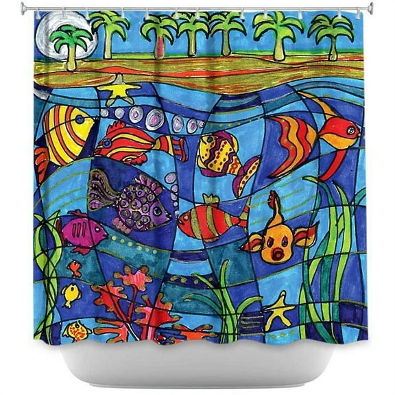 Shower Curtains 70" x 73" from DiaNoche Designs by Dora Ficher - Under the Sea