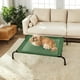 thumbnail image 2 of Cama Elevada para Perros SIEMOUR con Enfriamiento y Piso Antideslizante Verde, 2 of 8