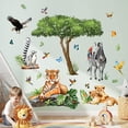 thumbnail image 2 of Adhesivos de Pared Supzone Animales de Safari en la Jungla para Cuarto de Niños en Vinilo, 2 of 6