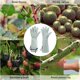 thumbnail image 4 of Guantes de jardinería de piel de vaca para hombre y mujer | Guantes de trabajo de tubo largo antiespinas con puño ajustable | Guantes de protección de cuero resistentes para trabajos de jardinería y, 4 of 6
