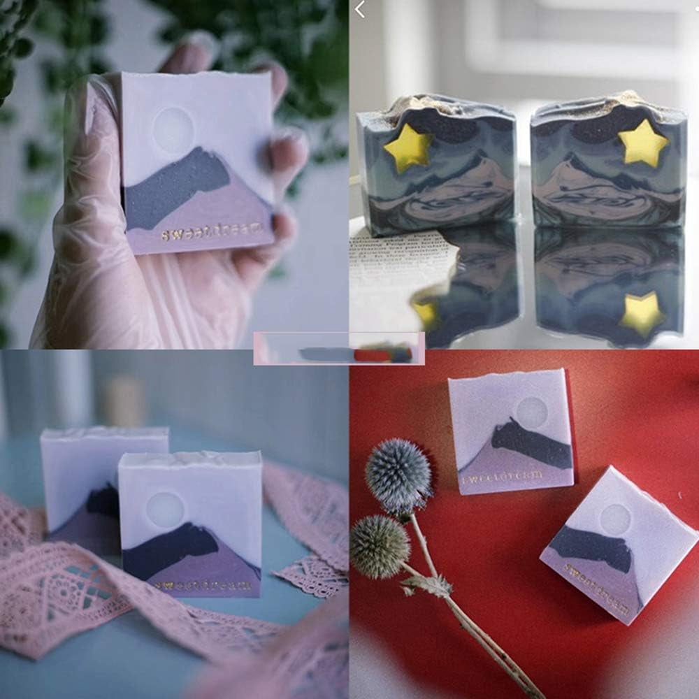 Heart Tube Column Silicone Soap Mold Embed Soap Making Supplies Tool Heart Shape Candle Mold Set Soap Mould