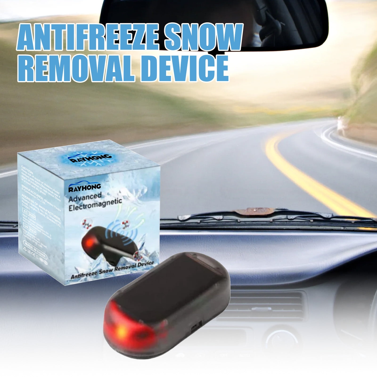 🔥EARLY CHRISTMAS SALES 49% OFF 🎄 -- Anti-freeze Electromagnetic Car Snow  Removal Device