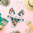 thumbnail image 6 of Corgi Dog Swimsuit Women Bikinis: Detachable Sponge Adjustable Strap Bikini Set Two-Pack Beach Pool Vacation., 6 of 6