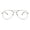 Silver, variant on Mens Classic Pilots Metal Rim Spring Hinge Blue Light Blocking Computer Glasses Gold