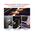 thumbnail image 2 of Piano Teclado Sustain Pedal Para Casio Yamaha Negro/Plata, 2 of 7