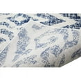 thumbnail image 3 of Bashian E110-GYBL-5X7.6-5673A 5 ft. x 7 ft. 6 in. Everek Transitional Polypropylene Machine Made Rectangle Area Rug, Grey & Blue, 3 of 6