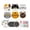 A#16061bb, variant on Food-Themed Punch Needle Coaster Set, DIY Craft Kit with Tools & Pre-Cut Fabric, Handmade Drinks Coasters for Home (H)