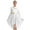 White, variant on Zaldita Women Liturgical Praise Dance Dress One Shoulder Lyrical Dancewear Worship Dance Tunic Black XL
