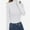 White, variant on Turtleneck Shirt Women Long Sleeve Mock Neck Slim Fit Tops Base Layer Soft Lightweight Stretch Undershirts