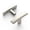Brushed Satin Nickel, variant on Brushed Gold Cabinet Knobs Single Hole Cabinet Handles 2 Inch Solid Zinc Alloy Cupboard Drawer Knobs Kitchen Cabinet Knobs T Bar Hardware ZH0003