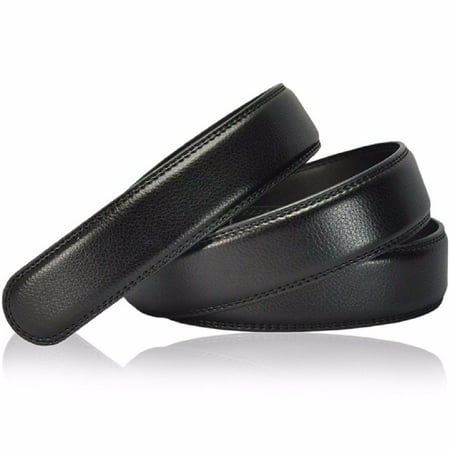 NA - Xhtang Men&#39;s Genuine Leather Belt without Buckle Ratchet Belt 35mm 1 3/8&quot; - www.cinemas93.org
