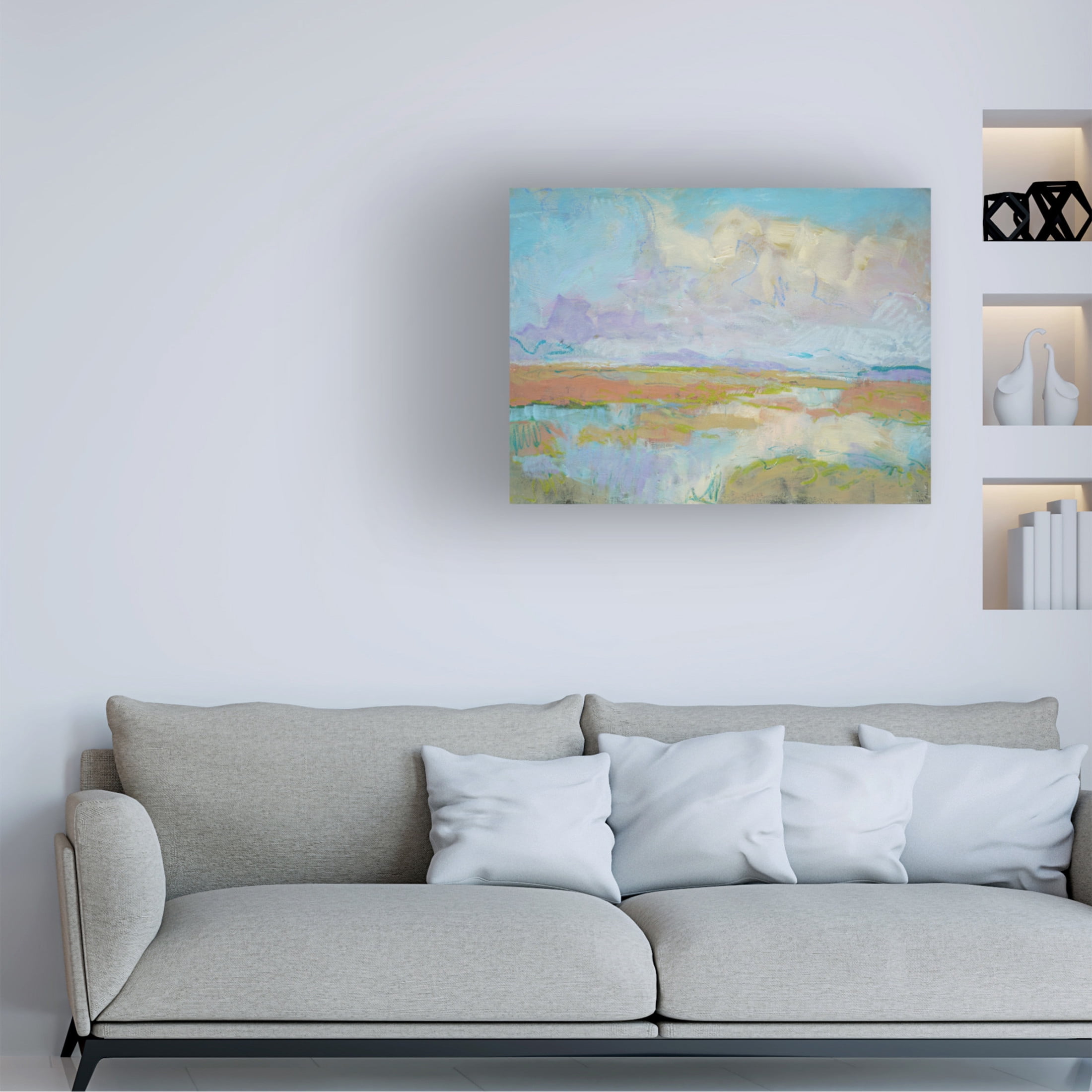Trademark Fine Art Dorothy Fagan  Heaven and Earth II Canvas Wall Art