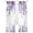 Purple, variant on Purple Sheer Curtains 96 Inch Length 2 Panels Set - Light Filtering Window Treatments, Eucalyptus Leaves Rod Pocket Semi Curtains for Living Room/Bedroom/Kitchen Décor, 104"W x 96"L