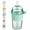 Blue, variant on Reusable Iced Coffee Cups with Lids and Straws Cup Tumbler, Dome Top, Dust Cap, Ribbed Grip Sleeve, Volume Marks, Cold Brew, Juice, Tea