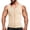 Beige, variant on ZVNAΖH Men's Sauna Sweat Vest, Full Zip Compression Waist Trainer Tank for Gym & Body Shaping, S-3XL