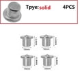thumbnail image 1 of Tenon Goujon Central, Broches de Point Central, Outils Électriques, Ensemble de 4 Pcs, Goujon Chromé pour Aligner avec Précision, Solide 10mm, 1 of 5