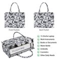 thumbnail image 2 of Large Capacity Tote Bag,Cute Border Collie Pattern Handbag Fashion Luxury Tote Bag,15.7"x13"x 5.1" Inches,Laptop Compatible, 2 of 6