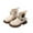 Beige, variant on Girls Ankle Bow Boots Low Heel Cute Faux Pearl Outdoor Side Zipper Comfort Boots(Toddler/Little Kid/Big Kid)