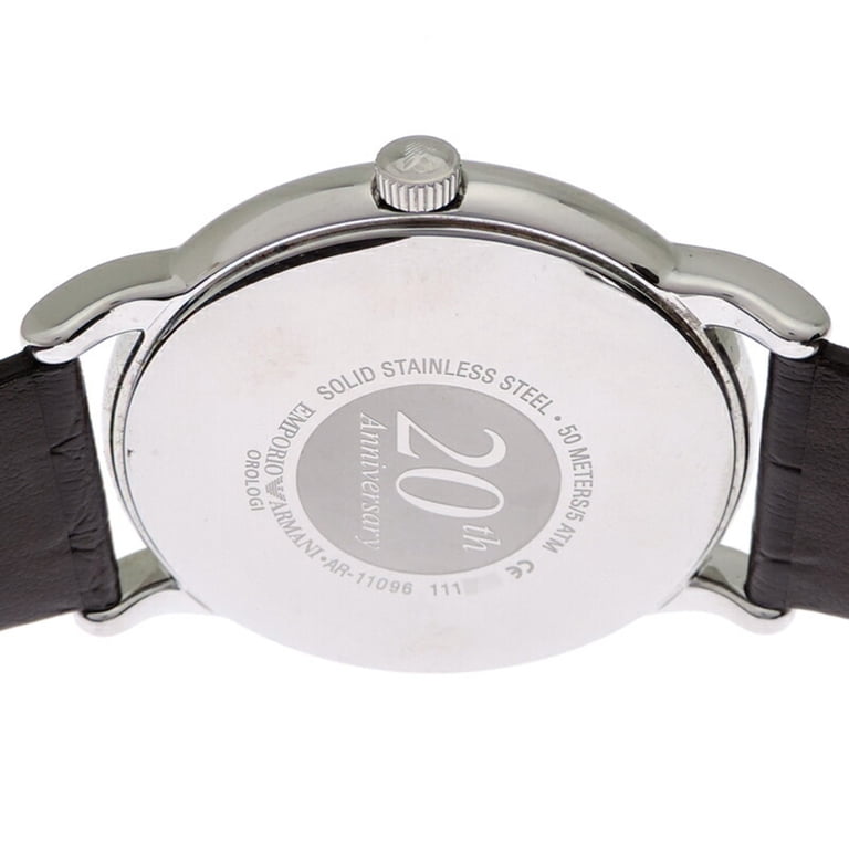 エンポリオ・アルマーニ 腕時計 AR-11096 Pre-Owned Emporio Armani 20th Anniversary Men's Watch AR-11096