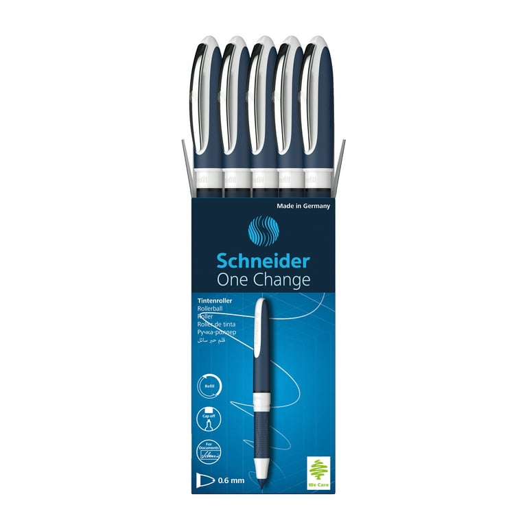 Schneider One Change Rollerball refillable black : : Office  Products