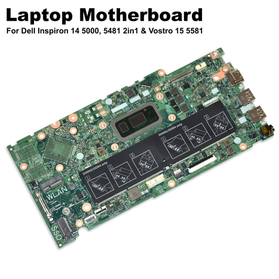 Dell Inspiron 14 5481 2-in-1 Motherboard with i5-8265U Quad Core DDR4 – 9FWFN