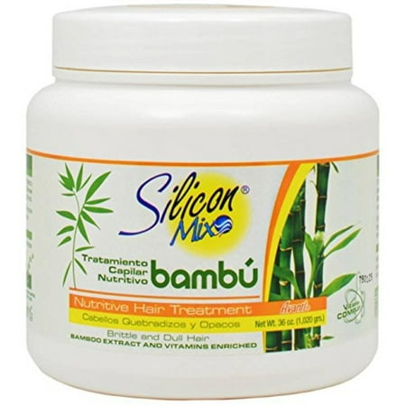 Silicon Mix Bambu Nutritive Hair Treatment 36 oz (Best Products For Mixed Hair)