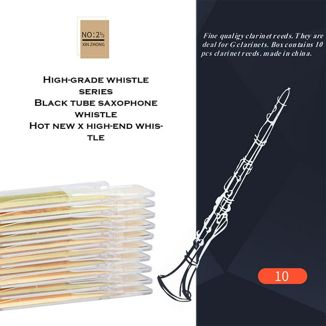 Pack de 10 Pince à Platine Clarinette Vient Accessoires d'Instrument Fermoir Protection Traditionnelle All-round Bois Partie Saxophone Fournitures Bb Roseau