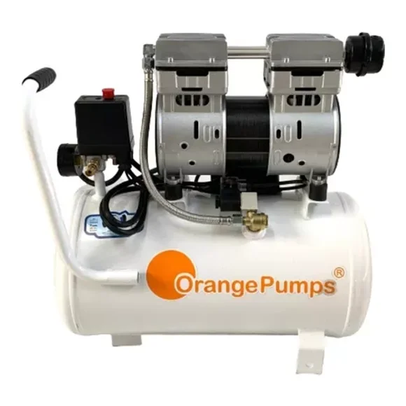 Compresor de aire Orange pumps libre de aceite 1.5 HP Tanque de 50 L