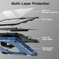 thumbnail image 3 of JETech Case for Samsung Galaxy Tab S9 11-Inch with Built-in Screen Protector and S Pen Holder, Heavy Duty Rugged Shockproof Protective Tablet Cover, 360 Degree Rotating Hand Strap Stand (Blue), 3 of 7
