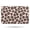 Pink and Beige Leopard Print, variant on Black and White Leopard Print Pattern Non Slip Microfiber Bathroom Rugs, Soft Rubber Backing Bath Mats for Bathroom Floor Tub and Shower,17"x27"