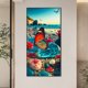 thumbnail image 1 of Cuadros Decorativos Pintura de diamante 5D DIY Kit de taladro redondo completo Cobblestone Butterfly Art Craft DQrwqpou embutido en tela, 1 of 7