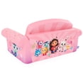 thumbnail image 4 of Marshmallow Furniture 2-in-1 Kid's Flip Open Foam Sofa, Gabby’s Dollhouse, 4 of 10