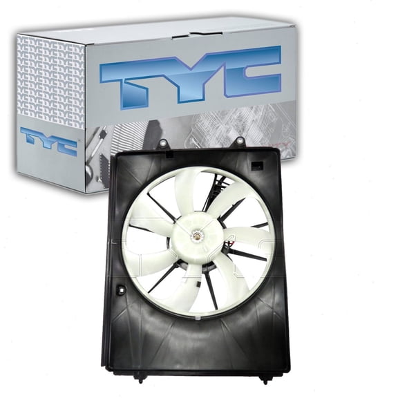 TYC Right AC Condenser Fan Assembly compatible with Honda Pilot 2016-2020