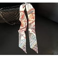 thumbnail image 4 of Moda flor natural pájaro impresión bolso manija cinta bufanda cuello bufanda mujeres TUNC Sencillez, 4 of 5