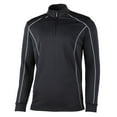 thumbnail image 1 of Rhino Mens Seville 1/4 Zip Midlayer Sports Top, 1 of 3