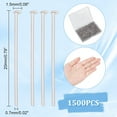 thumbnail image 2 of 1500Pcs 304 Stainless Steel Flat Head Pins Stainless Steel Color 21 Gauge 20x0.7mm Head: 1.5mm, 2 of 6