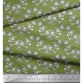 thumbnail image 2 of Soimoi Polyester Crepe Fabric Floral Block Decor Fabric Printed Yard 42 Inch Wide, 2 of 3