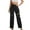 Black, variant on ABATAB Women's Jeans Boyfriend Stretchy Ripped Distressed Denim Pants Wide Leg Baggy Trendy Streetwear Jean Trousers