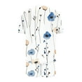 thumbnail image 4 of Iyufng Womens Pajamas Shorts Set,Loungewear Sets Summer,Casual Loose Printing Round Neck Short Sleeved Shorts Pajamas Suit,Women Homewear Lounge Sets,S-XXL, 4 of 5
