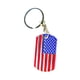 thumbnail image 2 of Independence Day Alloy Keychain Red And White And Blue Color Matching Pendant, 2 of 6