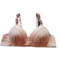 thumbnail image 2 of Loopsun Womens Bra Plus Size, Bras for Women, Womens Middle Aged and Elderly Bras without Steel Rings Large Size Underwear Comfortable Bra Orange M, 2 of 5
