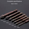 thumbnail image 7 of Tiles Drill Bit Plastic Stone Tools Wear resistance Wood Brown Accessories, 7 of 7
