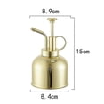 thumbnail image 2 of Brass Silver Spray Plant Spray Bottle, 300ml, 2 of 5