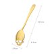 thumbnail image 5 of Juego de 6 cucharas, cuchara para revolver café y té de acero inoxidable 304, cucharas de té de diseño elegante, cuchara de café con forma de calavera, cuchara de hueso para postre, vajilla, 5 of 8
