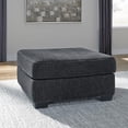 thumbnail image 2 of Signature Design by Ashley Contemporary Altari Oversized Accent Ottoman Chenille Slate, 2 of 8
