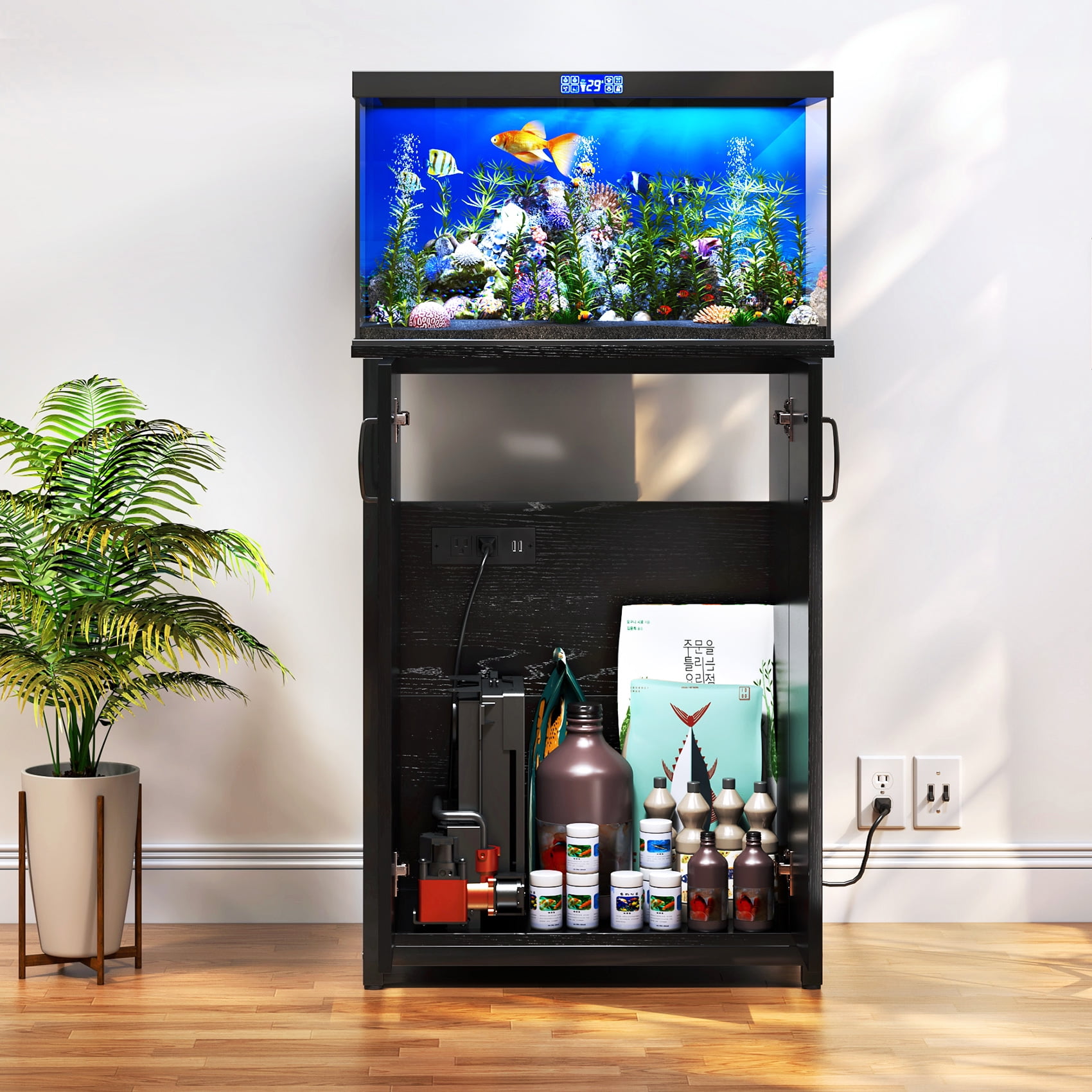 TC-HOMENY 10-20 Gal Aquarium Stand with Power Dominican Republic | Ubuy