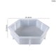 thumbnail image 1 of Molde de pegamento de gota de cristal diy, molde de silicona para sujetalibros de mesa hexagonal, 22,8*25,8*5,2 cm ShuxiuWang 8390605084669, 1 of 1