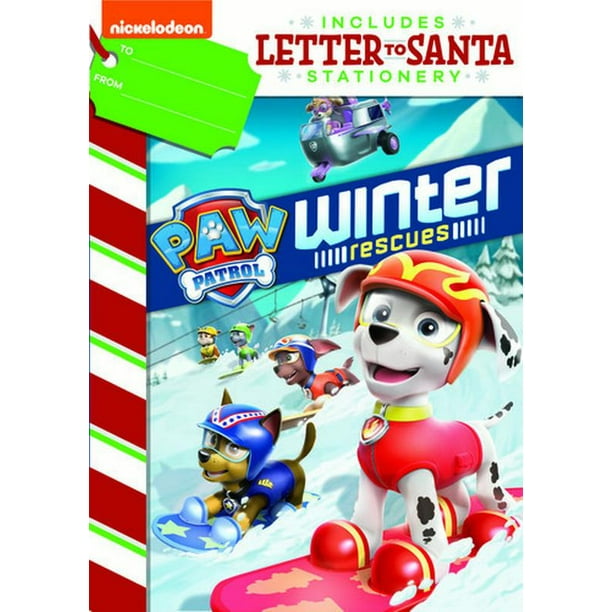 Paw Patrol: Winter Rescue (DVD + Letter To Santa Stationary) - Walmart.com - Walmart.com