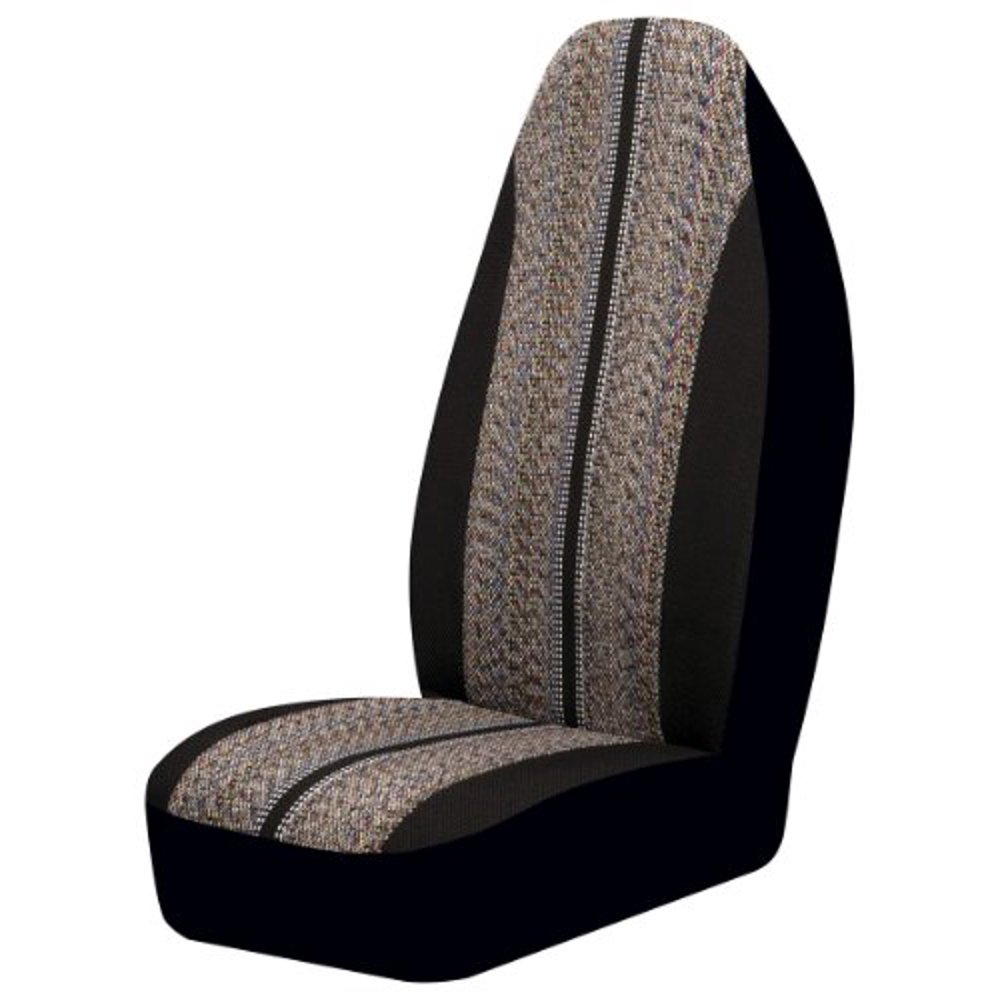Auto Expressions 804309 Black Saddle Blanket Universal Bucket Seat