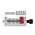 thumbnail image 3 of Vise,Clamp Bench Vise Drill Press Vise Jaw Flat Clamp Press Vise 2.56-inch Vise 2.56-inch Jaw Bench Drill Watch Flat Clamp Bench Vise Hine Bench Hxber Adben Laoshe, 3 of 6